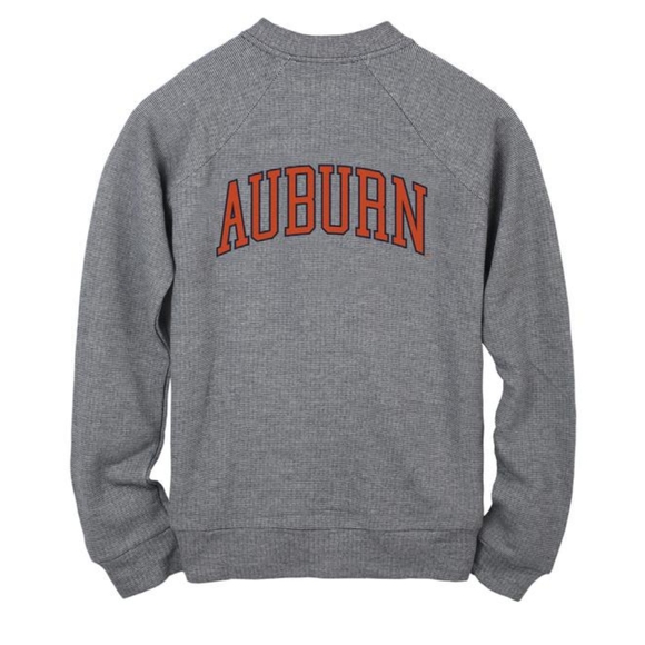 Auburn striped bomber zip up sweatshirt small - Picture 2 of 6